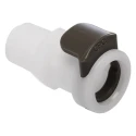 Colder Products Hose Connector 1/4 in BSPT Male Acetal Body Grey 8.3 bar APC10004BSPT