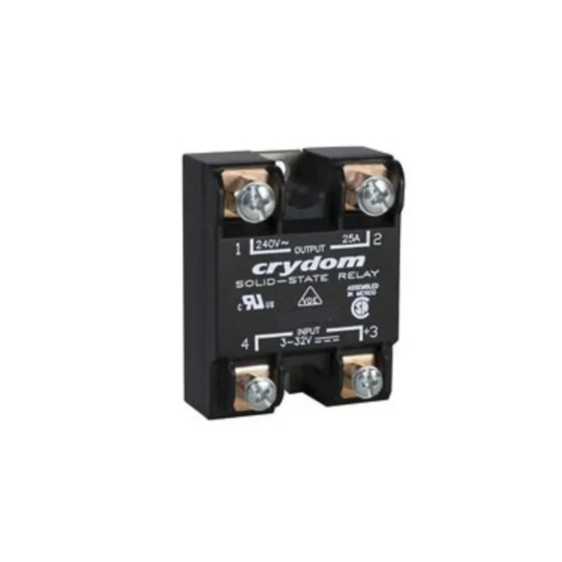 Crydom HD Series Solid State Relay, 75 Arms Load Current, Panel Mount, 530 V AC Load, 32 V DC Control HD4875K