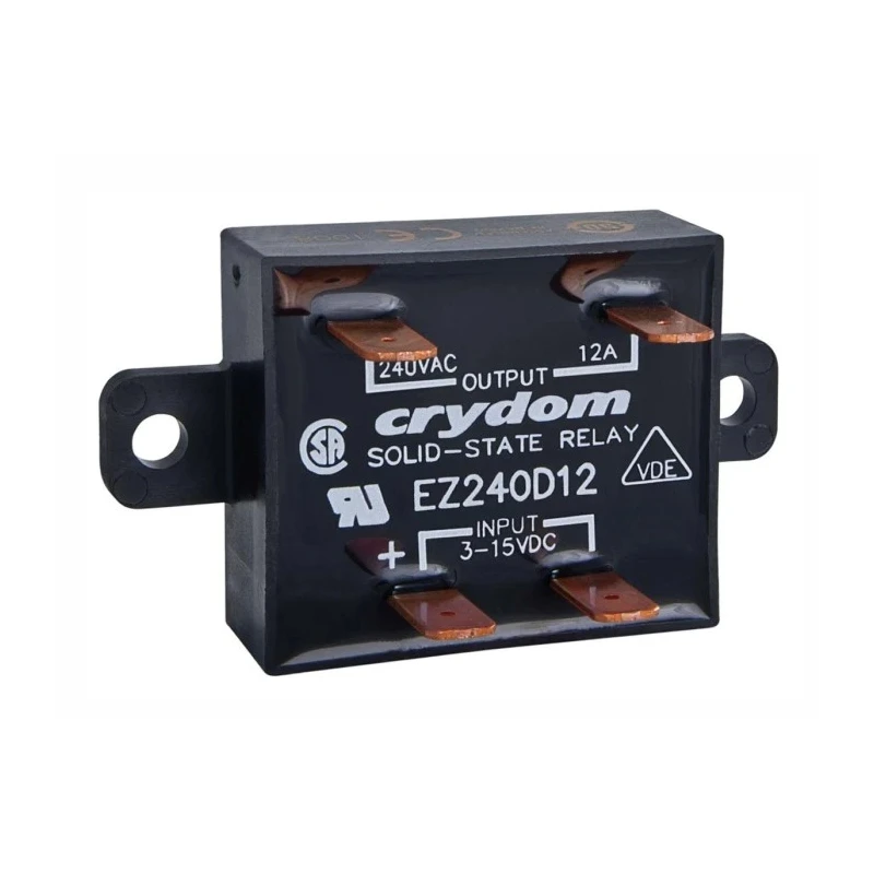 Crydom EZ Series Solid State Relay Panel Mount 18 Arms Load 280 Vrms Load 15V DC Control EZ240D18