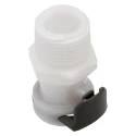 Colder Products Hose Connector 3/8 in BSPT Male Acetal Body Grey 8.3 bar APC10006BSPT