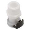 Colder Products Hose Connector 3/8 in BSPT Male Acetal Body Grey 8.3 bar APC10006BSPT