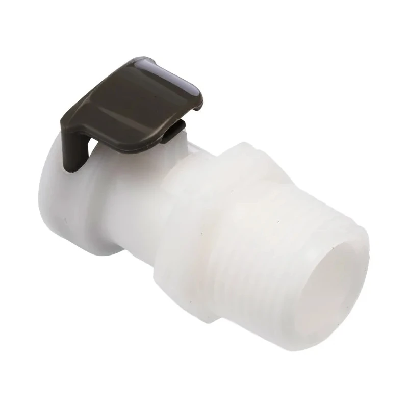 Colder Products Hose Connector 3/8 in BSPT Male Acetal Body Grey 8.3 bar APC10006BSPT