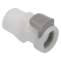 Colder Products Hose Connector 3/8 in BSPT Male Acetal Body Grey 8.3 bar APC10006BSPT