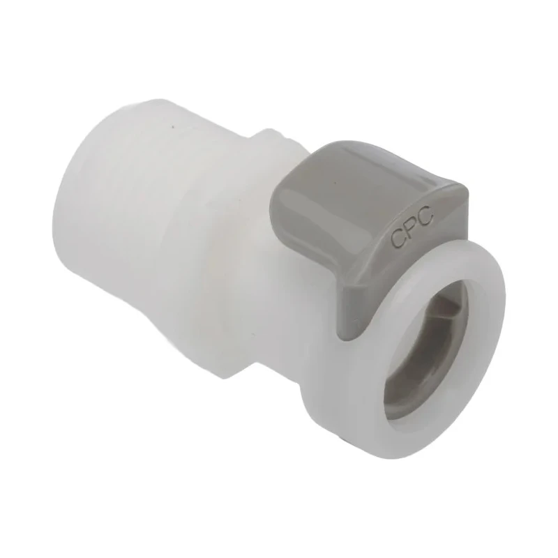 Colder Products Hose Connector 3/8 in BSPT Male Acetal Body Grey 8.3 bar APC10006BSPT