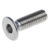 RS PRO Plain Stainless Steel Hex Socket Countersunk Screw, Hex Socket Drive, M3 Thread Diameter, 10mm Length 171-792