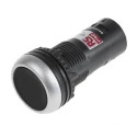 RS PRO Push Button Complete Unit Panel Mount Black DPST 22 mm Cutout IP65 230V 6A 145-0618