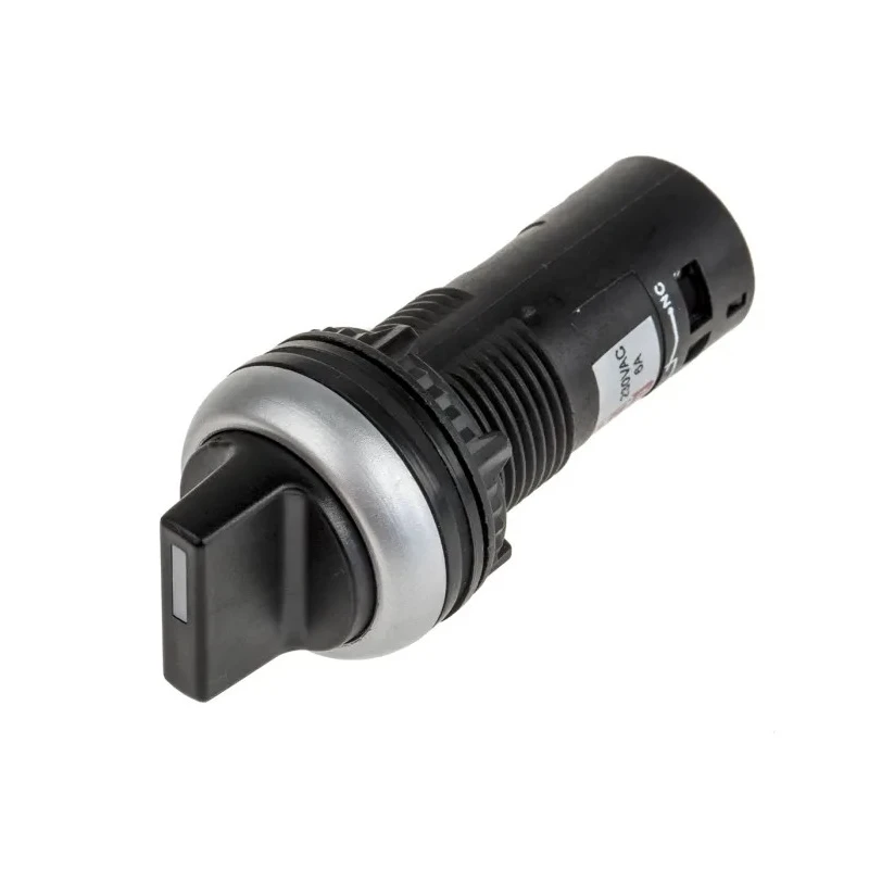 RS PRO Two Position Selector Switch with 1 CO Contact Configuration, 22 mm Cutout Diameter IP65 145-0622
