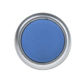 RS PRO Push Button Complete Unit Panel Mount 22 mm Cutout Blue DPST IP65 145-0619