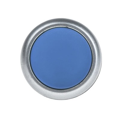RS PRO Push Button Complete Unit Panel Mount 22 mm Cutout Blue DPST IP65 145-0619