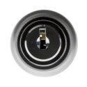 RS PRO Key Switch, 1 CO Contact Configuration, 6A Switch Contact Current, 3-Position Momentary Operation Rated 230V AC IP65