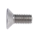 RS PRO Plain Stainless Steel Hex Socket Countersunk Screw M5 x 12 mm 171-843
