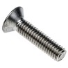 RS PRO Plain Stainless Steel Hex Socket Countersunk Screw, Hex Socket Drive, M6 x 25 mm 171-916