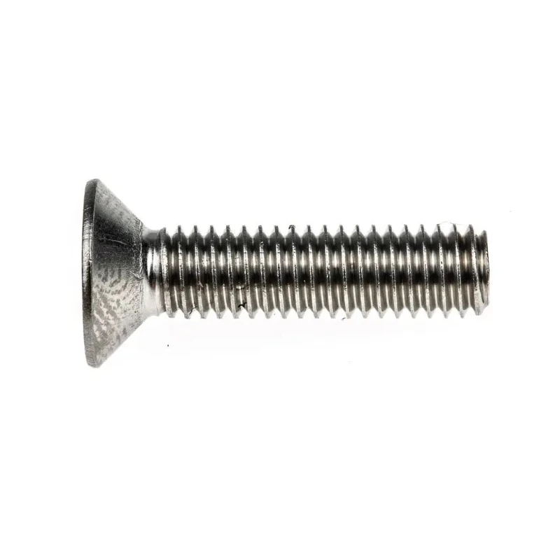 RS PRO Plain Stainless Steel Hex Socket Countersunk Screw, Hex Socket Drive, M6 x 25 mm 171-916