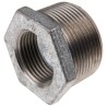 Georg Fischer Galvanised Malleable Iron Fitting Straight Reducer Bush Male BSPT 1-1/2 in to Female BSPP 1 in 770241235