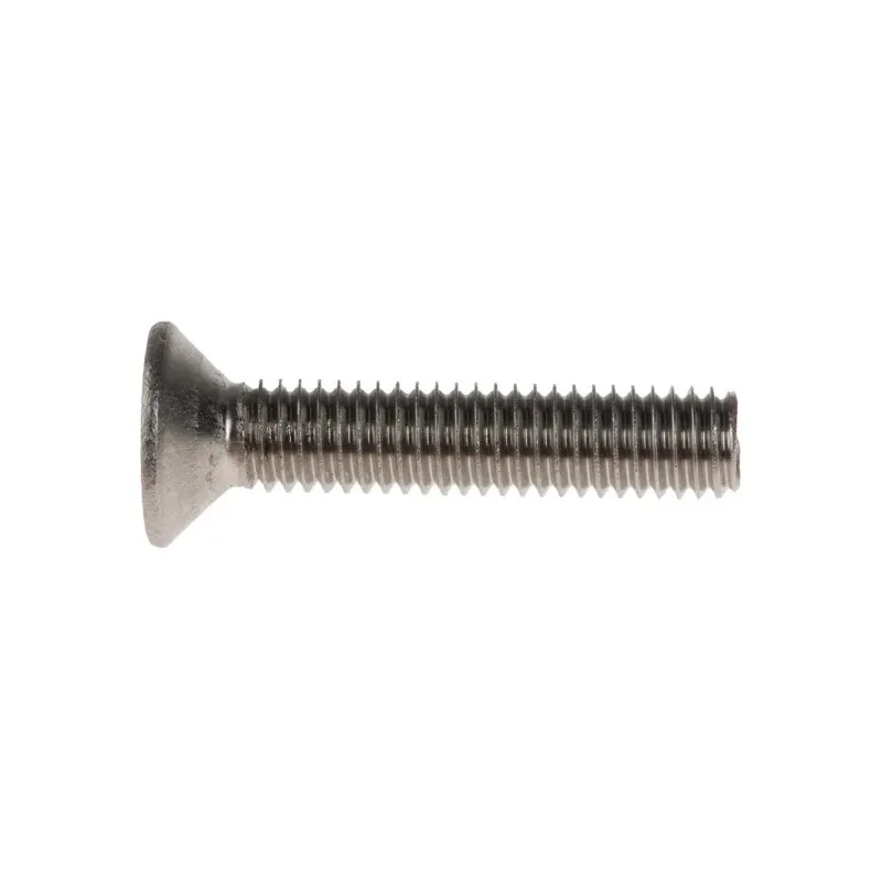 RS PRO Plain Stainless Steel Hex Socket Countersunk Screw, Hex Socket Drive, M6 x 30 mm 171-922