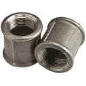 Georg Fischer Black Oxide Malleable Iron Fitting Socket Female BSPP 1-1/4 in 770270107
