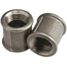 Georg Fischer Black Oxide Malleable Iron Fitting Socket Female Socket 1-1/2 in to Female 1-1/2 in 770270108