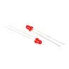 Kingbright 2.5 V Red LED 3 mm (T-1) Through Hole Diffused Lens L-1154ID