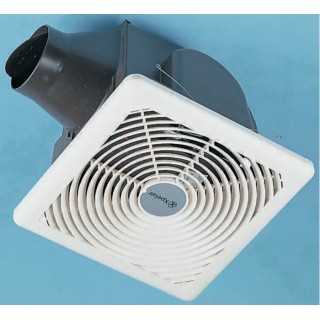 Xpelair CMF Square Ceiling Extractor Fan 230V AC 48W 278 m³/h Air Flow 43 dBA Noise Level Duct Size 150 mm 89972AW