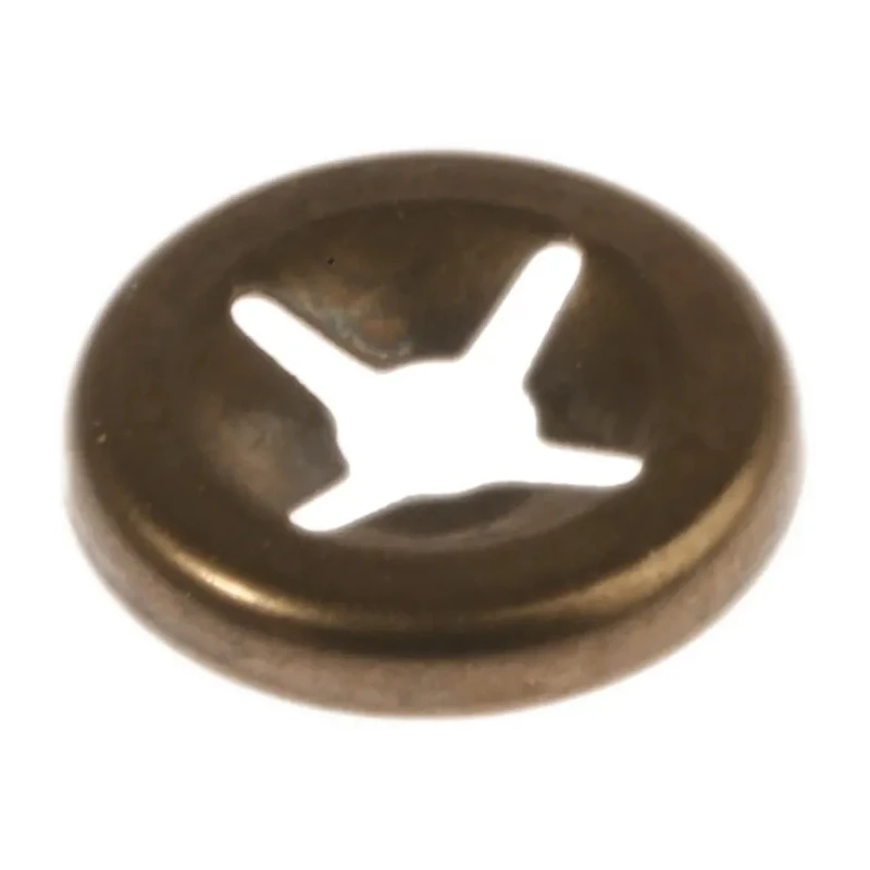 RS PRO Enamelled Steel Open Push-On Fastener for 2.5 mm Shaft 172-313