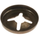 RS PRO Enamelled Steel Open Push-On Fastener for 2.5 mm Shaft 172-313