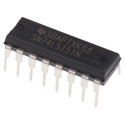 Texas Instruments Multiplexer Single 8:1 CMOS Logic IC 16-Pin PDIP SN74LS151N