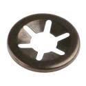 RS PRO Enamelled Steel Open Push-On Fastener for 6 mm Shaft 172-357