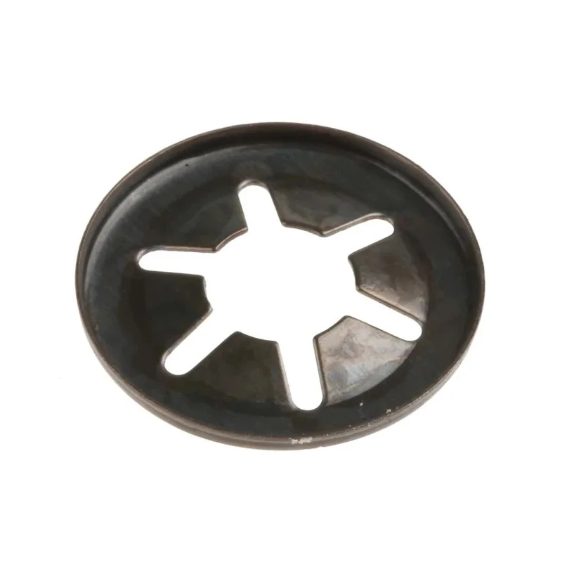 RS PRO Enamelled Steel Open Push-On Fastener for 6 mm Shaft 172-357