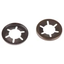 RS PRO Enamelled Stainless Steel Open Push-On Fastener for 12 mm Shaft 172-408