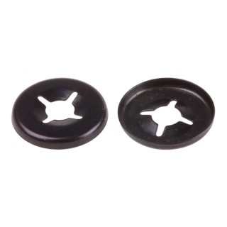 RS PRO Enamelled Steel Open Push-On Fastener for 3 mm Shaft 172-420