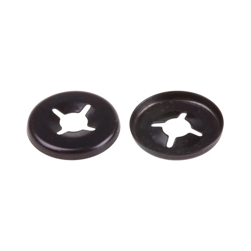 RS PRO Enamelled Steel Open Push-On Fastener for 3 mm Shaft 172-420