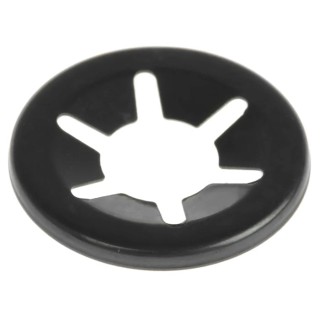 RS PRO Enamelled Steel Open Push-On Fastener for 6.35 mm Shaft 172-458
