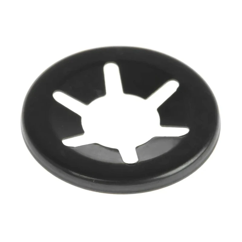 RS PRO Enamelled Steel Open Push-On Fastener for 6.35 mm Shaft 172-458
