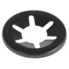 RS PRO Enamelled Steel Open Push-On Fastener for 6.35 mm Shaft 172-458