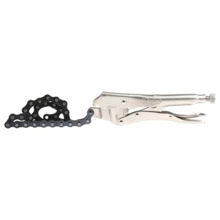 Irwin Chain Wrench with 225 mm Jaw Capacity, Metal Handle, Polished Alloy Steel 27ZR