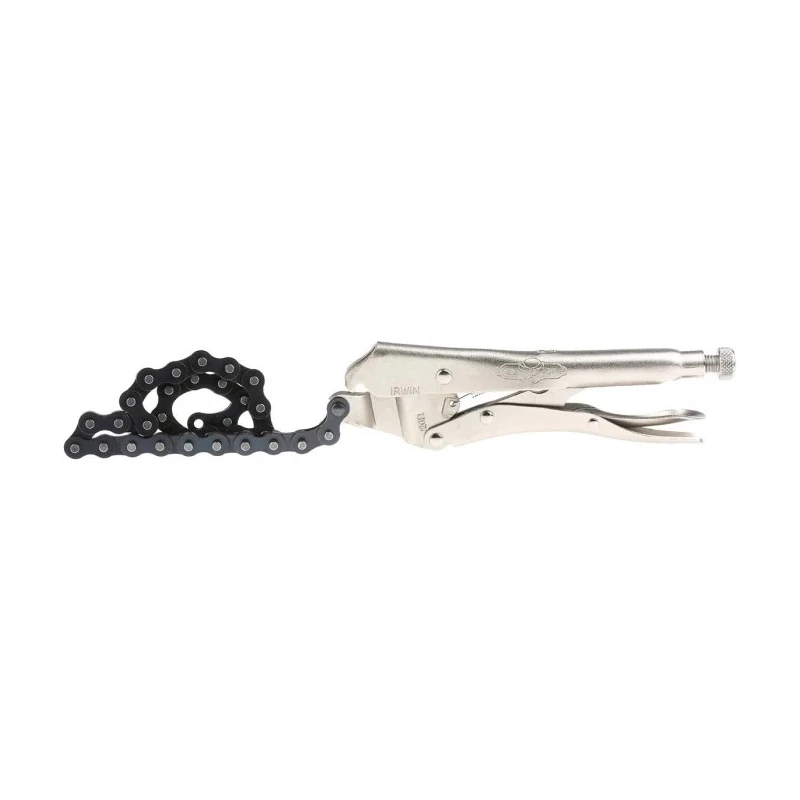 Irwin Chain Wrench with 225 mm Jaw Capacity, Metal Handle, Polished Alloy Steel 27ZR