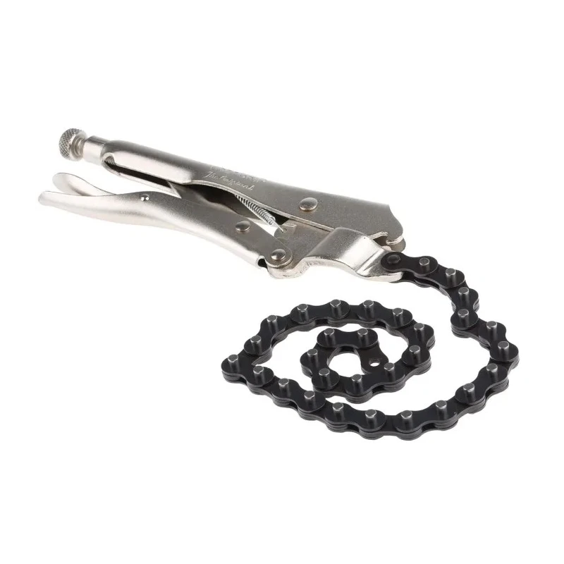 Irwin Chain Wrench with 225 mm Jaw Capacity, Metal Handle, Polished Alloy Steel 27ZR