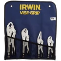 Irwin 3-Piece Mole Grip Plier Set T71, Multi-Tool Hand Tool Set, 3 Pieces, China