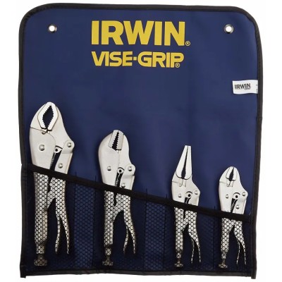 Irwin 3-Piece Mole Grip Plier Set T71, Multi-Tool Hand Tool Set, 3 Pieces, China