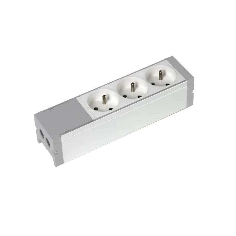 Legrand 16A 250V 3 Gang Trailing Socket Non-French Socket 0 734 00