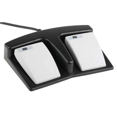 RS PRO General Purpose Momentary Foot Switch DPST Thermoplastic 3A Contact Current 250 V ac 325-2715