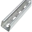 Unistrut 41 x 41 mm Galvanised Steel Strut Slotted Channel, 2 m Long P 1000 T X 2M