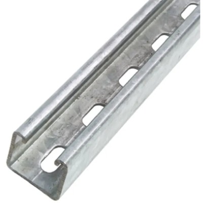 Unistrut 41 x 41 mm Galvanised Steel Strut Slotted Channel, 2 m Long P 1000 T X 2M