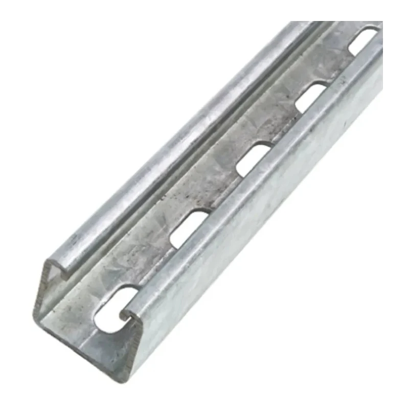 Unistrut 41 x 41 mm Galvanised Steel Strut Slotted Channel, 2 m Long P 1000 T X 2M