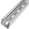 Unistrut 41 x 41 mm Galvanised Steel Strut Slotted Channel, 2 m Long P 1000 T X 2M