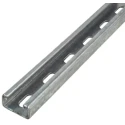 Unistrut 41 x 21 mm Galvanised Steel Strut Slotted Channel, 2 m Long P 3300T X 2M