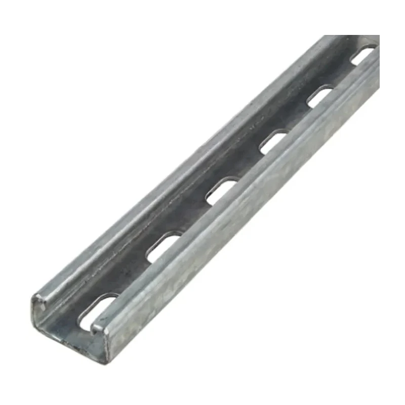 Unistrut 41 x 21 mm Galvanised Steel Strut Slotted Channel, 2 m Long P 3300T X 2M