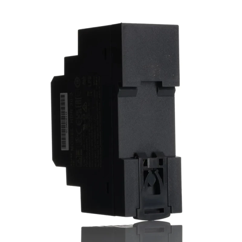 MEAN WELL Ultra Slim Switched Mode DIN Rail Power Supply 264V AC/370V DC Input, 5V DC Output, 3A, 15W HDR-30-5