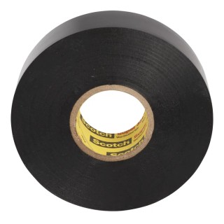 3M Scotch Super 33 Black Polyvinyl Chloride Electrical Tape, 19mm Width x 6m Length 80610833800