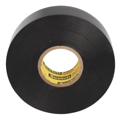 3M Scotch Super 33 Black Polyvinyl Chloride Electrical Tape, 19mm Width x 6m Length 80610833800